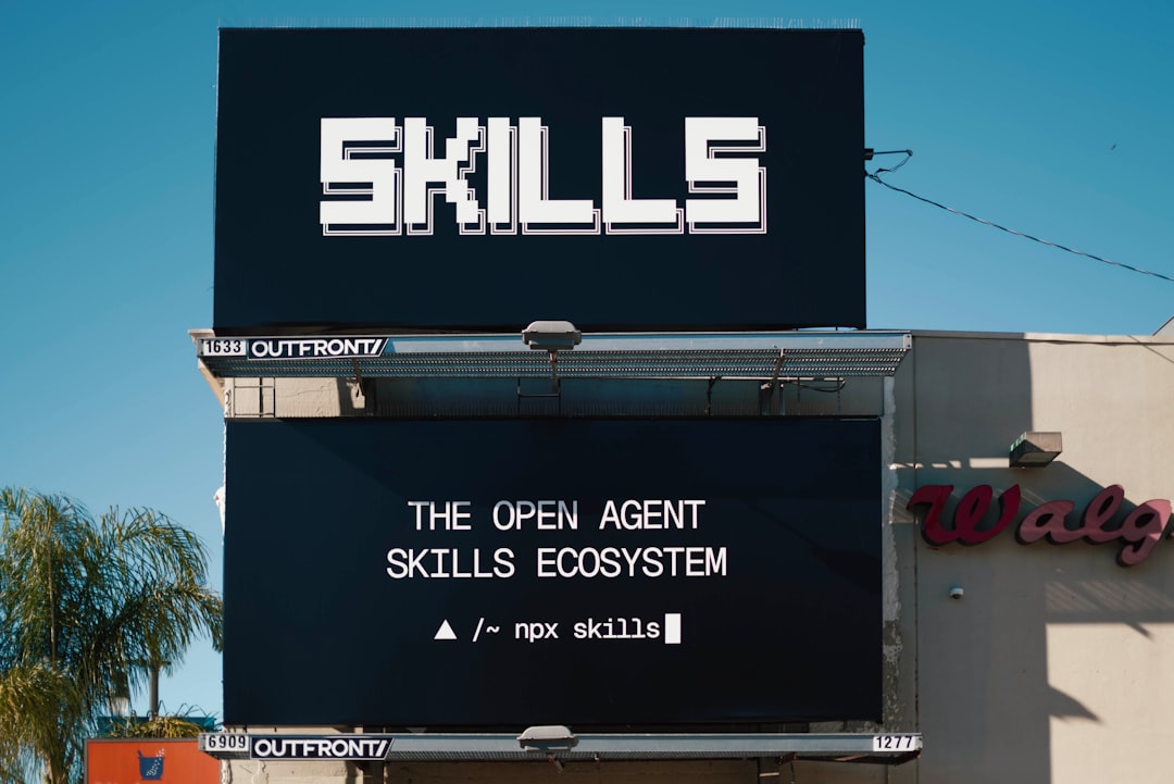 Billboard advertising "skills the open agent skills ecosystem"