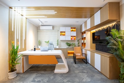 real estate office interior